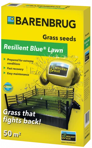 Semi per il prato 1 kg Barenbrug,resilient blue lawn con tecnologia Yellow Jacket Water Manager®