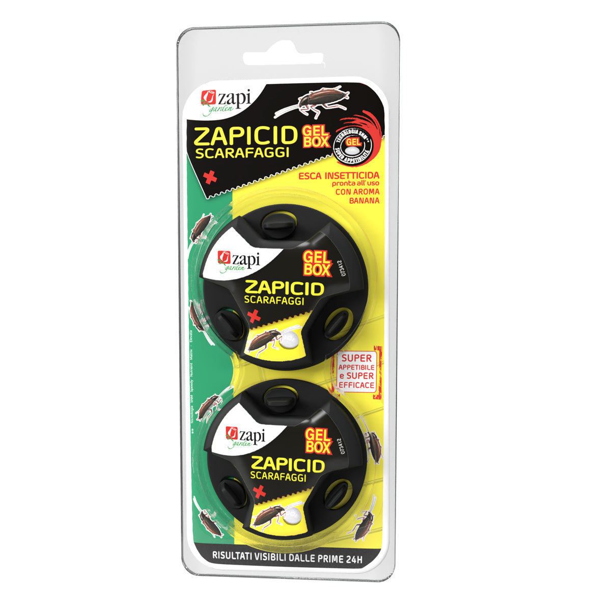 Insetticida per scarafaggi in esca gel box 2x2grammi,tre mesi di durata
