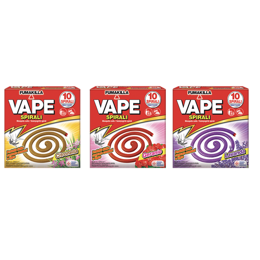 Spirali Profumate Lavanda/Citronella/Geranio/3 pz