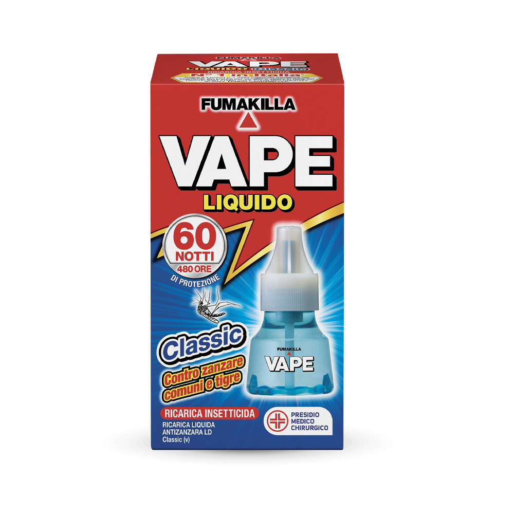 Ricarica Liquida Classic 60 Notti 30ml 4pz