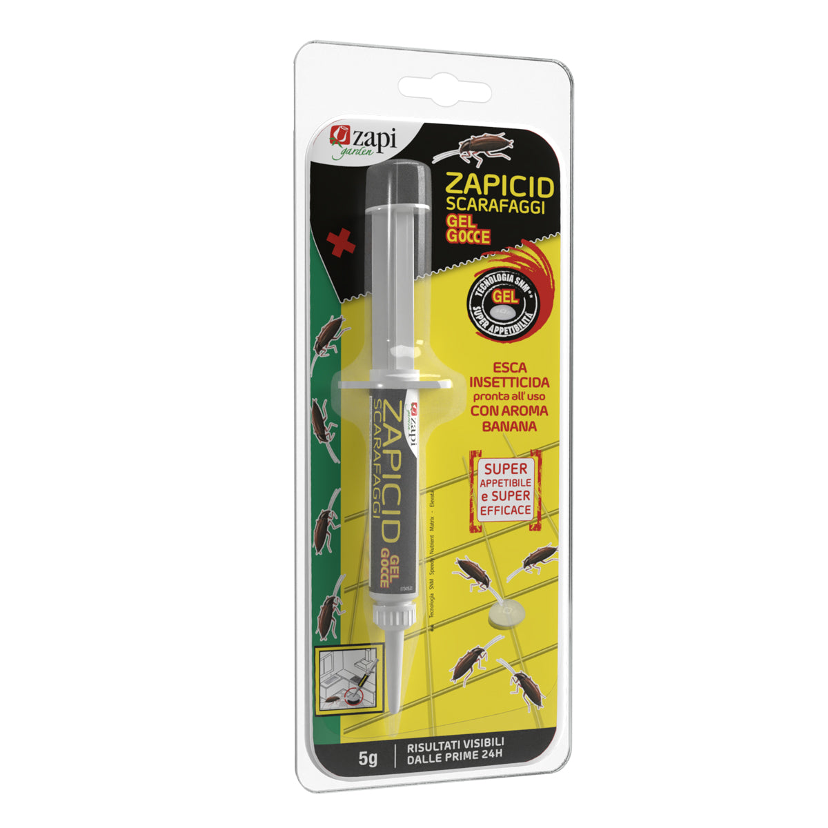 Insetticida per scarafaggi in esca gel gocce 5g,tre mesi di durata